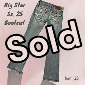 Big star low rise bootcut jeans Sz.25 Reg
